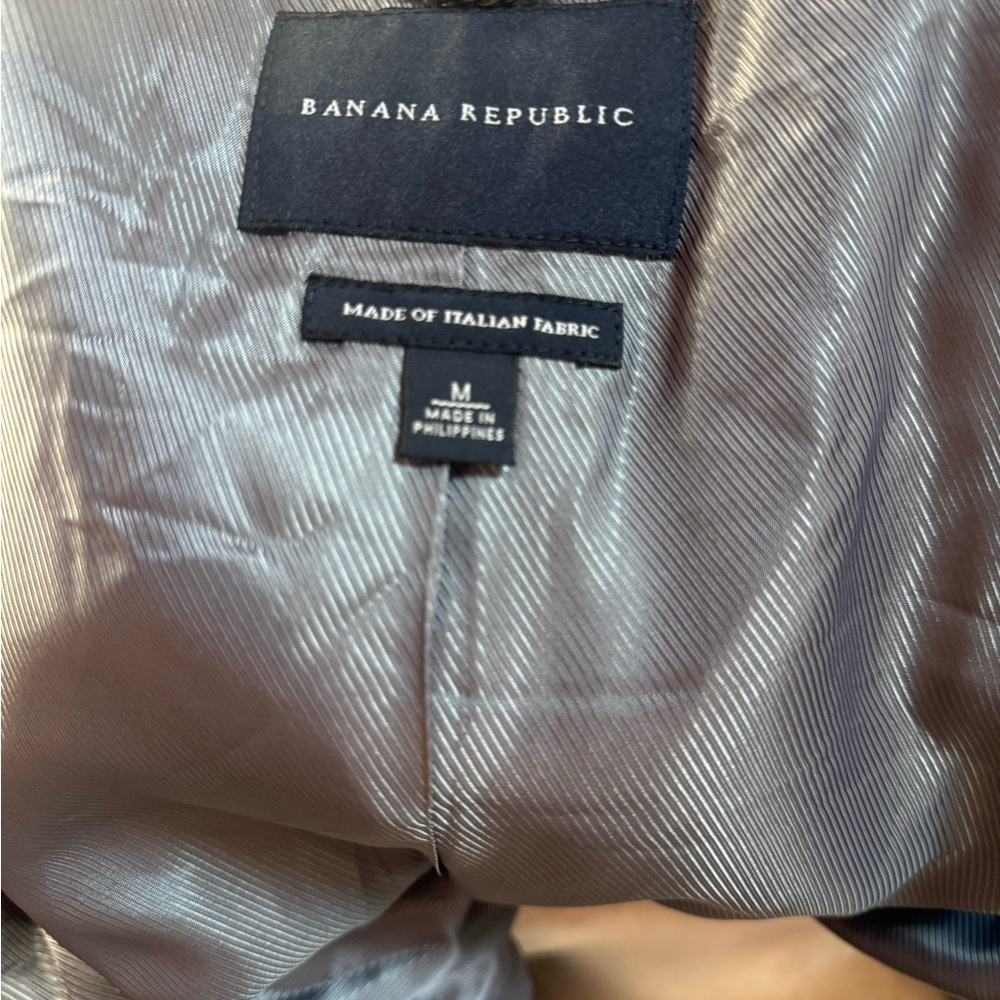Banana Republic Women's Charcoal Gray Double-Breasted Peacoat - Picture 7 of 10